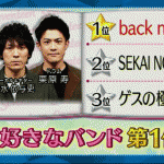 backnumberが関ジャム動画ラブソング特集に登場！